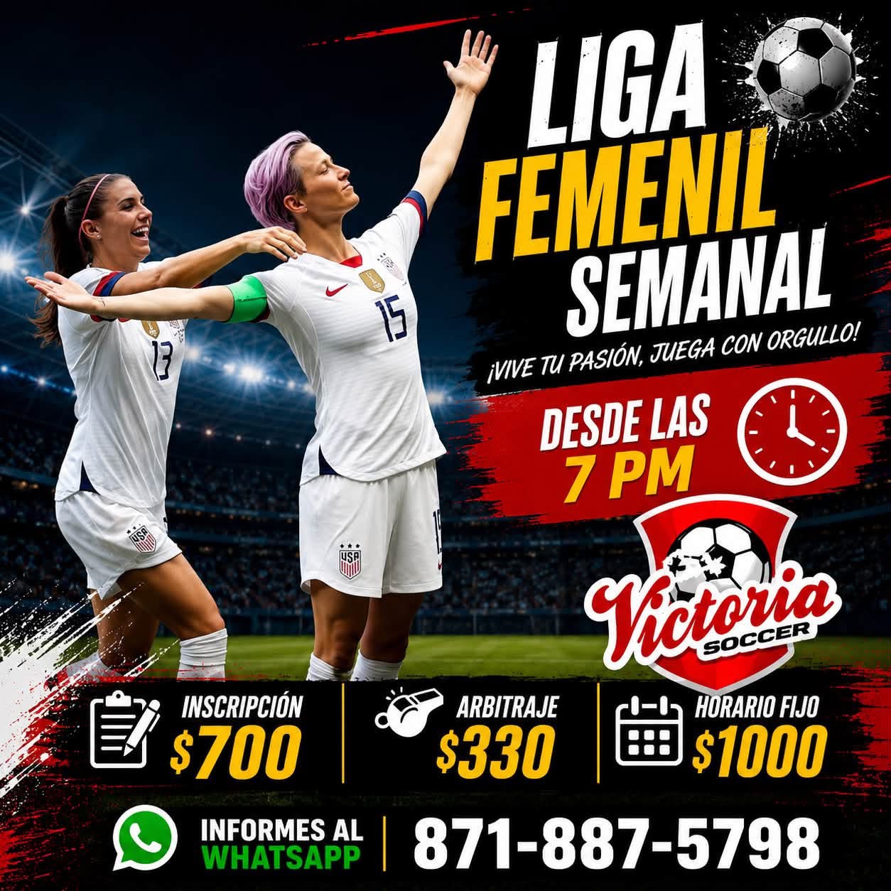 Póster LIGA FEMENIL